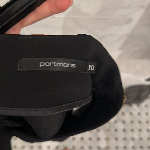 PORTMANS | High Waist Black Shorts w Gold Buttons | Size 10 |Excellent Condition - Picture 5 of 5